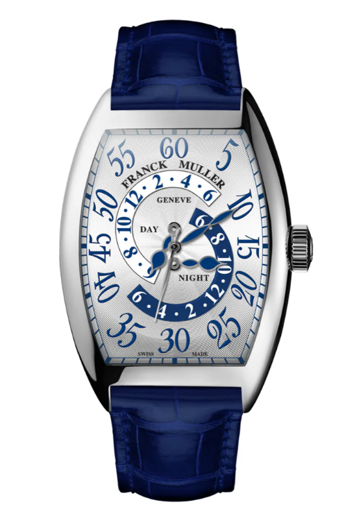 Buy Franck Muller Cintree Curvex Double Retrograde Hours Replica Watch for sale Cheap Price 7880 DH R AC BLC BLUE
